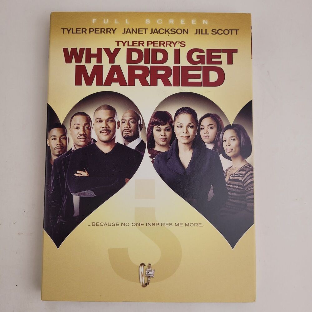 Tyler Perrys Why Did I Get Married (DVD, 2007, Full Screen) NEW